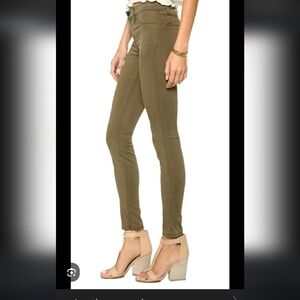 J Brand Super‎ Skinny Jeans Womens 25 Green Made In USA Casual Summer